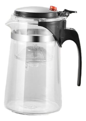 W Tetera De Vidrio Transparente Con Colador De Té, 900ml