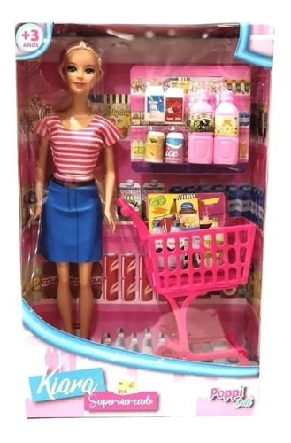 Muñeca Poppi Doll Kiara Supermercado Original
