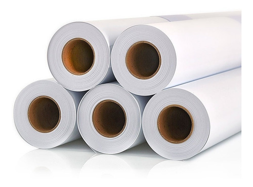 Papel Sulfite Para Plotter 914mm X 70m 45g 2p - 5 Bobinas Cor Branco