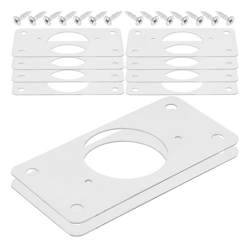 10 Piezas De Reparación De Bisagras Para Puertas De Armarios