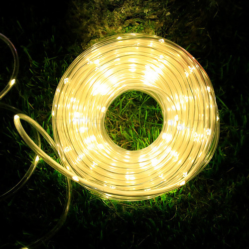 Cadena De Luces Solares Para Exteriores, 22 Metros, 200 Led