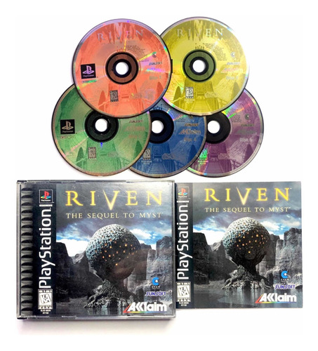 Riven The Sequel To Myst - Juego Original Para Playstation 1