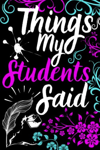 Book : Teacher Gift Things My Students ... Notebook For...