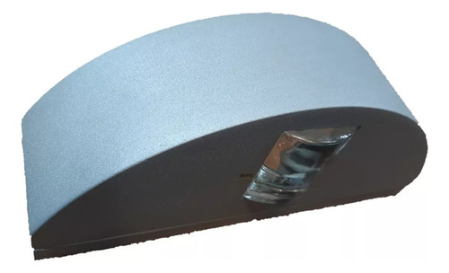 Aplique Difusor Ext. Aluminio G9 Led Color Gris Doble Lupa