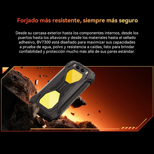 Teléfono celular Blackview BV7300 256 GB negro