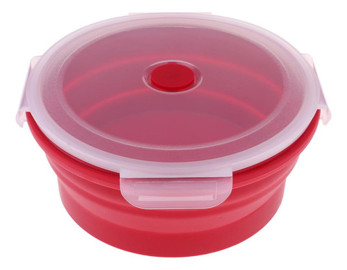 Cuenco Plegable De Silicona Rojo 900 Ml