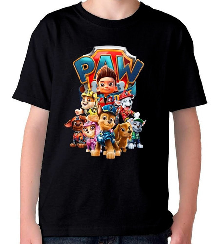  Remera Camiseta Algodón Patrulla Canina Paw Patrol