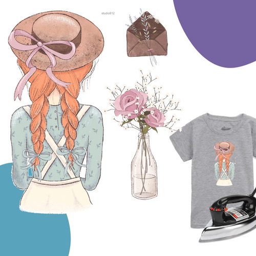 Aplique Anne Flores Patch Termocolante Para Roupas