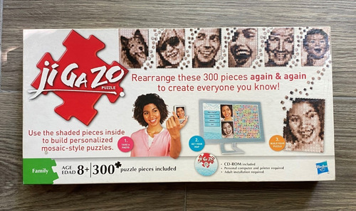 Hasbro Rompecabezas/cd Ji Ga Zo Hasbro Vintage + Regalo