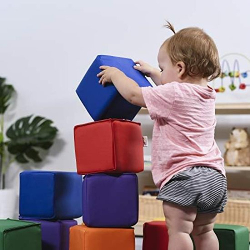 Bloques De Construcción Ecr4kids Softzone Patchwork Para Niñ