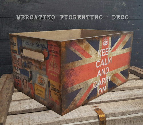 Cajon Artesanal Vintage Madera Coca Jack Daniels Fernet