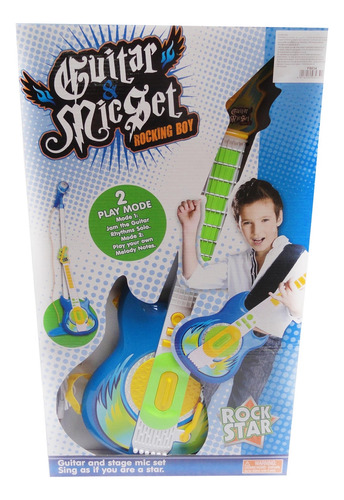 Set Guitarra Y Microfono Rocking Boy Ploppy.3 374041