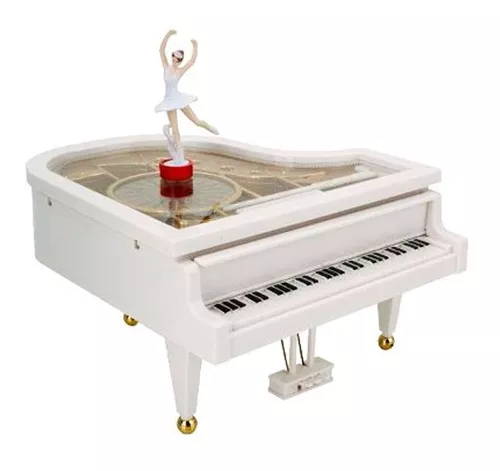 Mini Piano de Cauda Infantil - 30 Teclas - Turbinho - Cor Preto - TURBO  MUSIC INSTRUMENTOS MUSICAIS