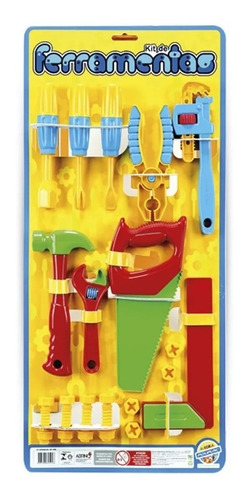 Brinquedo Ferramenta Infantil Com 17pcs Resistente - Meninos