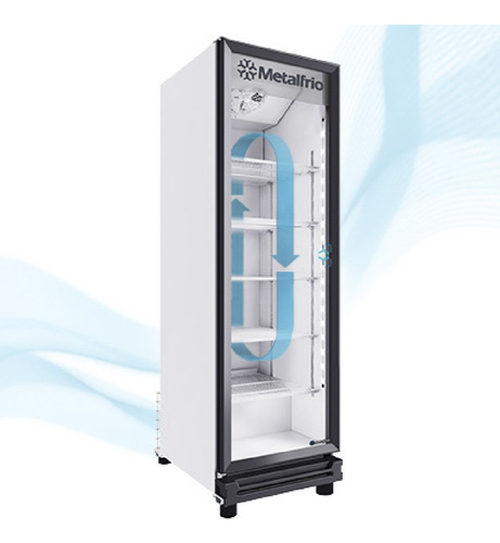 Refrigerador Comercial Metalfrio 10 Pies Rb100 De 0° A 7°c C Blanco