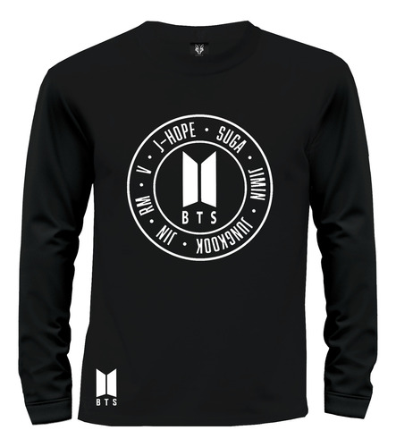 Camiseta Camibuzo Kpop Bts Logo Circular