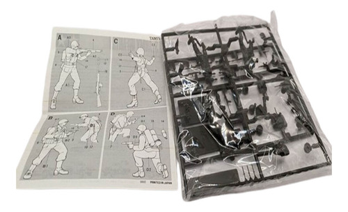 U.s. Army Infantry 4 Figuras 1/35 Tamiya Maqueta P Armar