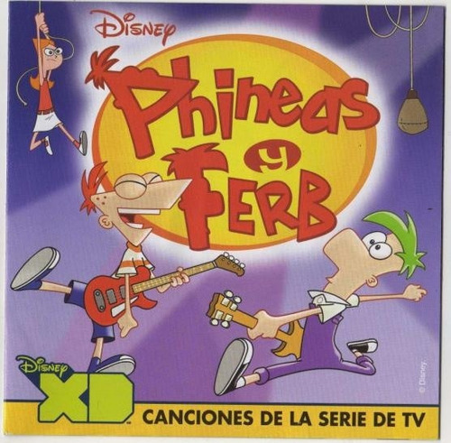 Phineas Y Ferb Canciones De La Serie De Tv Cd Nuevo En Stock
