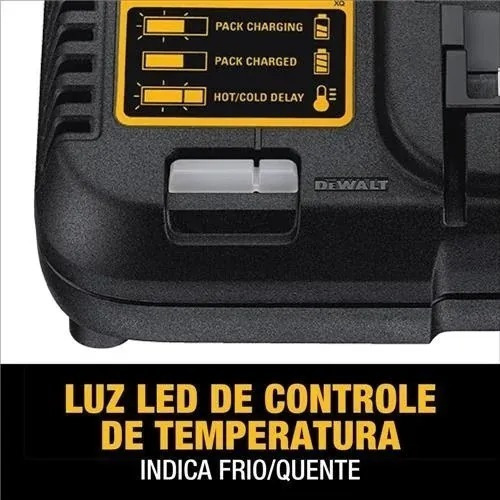 Engraxadeira Sem Fio Dewalt, Modelo DCGG571B, Ferramenta com Velocidade Variável, Kit com 2 Baterias e 1 Carregador, 20V