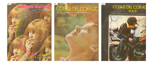 Cosas Del Corazón - 1, 2, 3 - Varios Intérpretes - 3 Vinilos