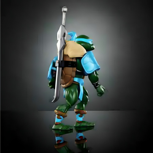 Boneco Origins Leonardo Turtles Of Grayskull Hpr02 Mattel