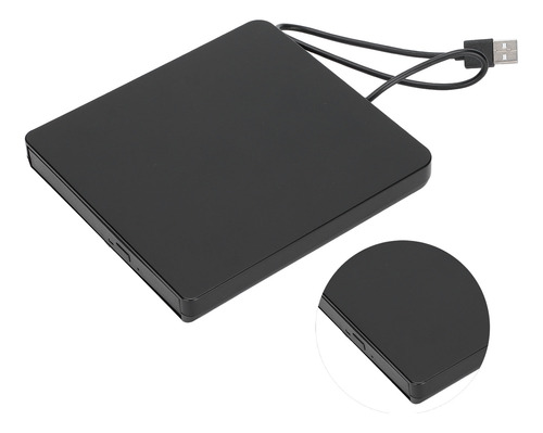 Reproductor De Cd Unidad De Dvd Externa Usb2.0 Portátil Para