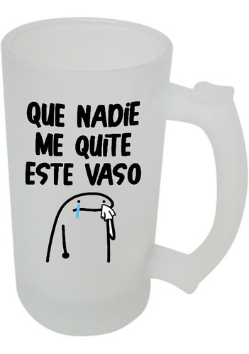 Vaso Cervecero Schopero, Frase Divertida Flork, Mi Vaso