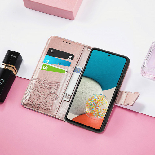 Funda De Teléfono Cartera Con Cordón Para Samsung S25 Edge