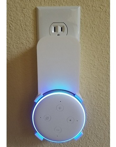 Imagem 3 de 8 de Suporte All-in-one Stand De Tomada Amazon Alexa Echo Dot 3