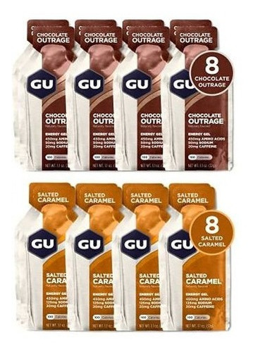 Gel Energetico Gu Energy Original Chocolate Caramelo 16 Und