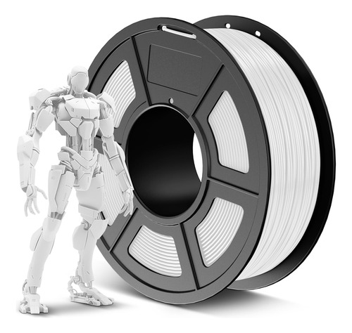 Filamento Abs 1.75 Mm Sunlu 1 Kg Color Blanco