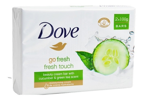 Imagen 2 de 3 de Barra De Jabón Dove Go Fresh 100gr