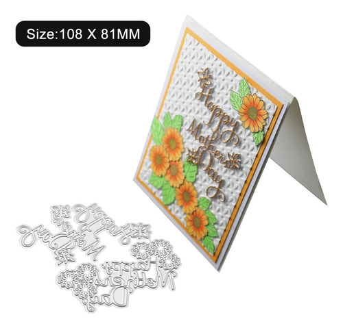 Mothers' Day Metal Cutting Dies Stencil Scrapbooking D