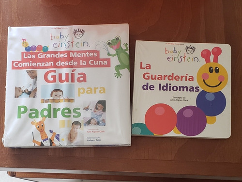 Baby Einstein 2 Libros Sellados Guarderia Idiomas Guía Padre