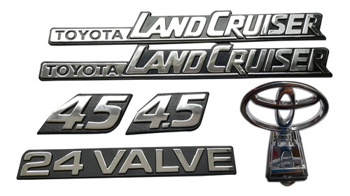 Kit De Emblemas Para Toyota Landcruiser 4500