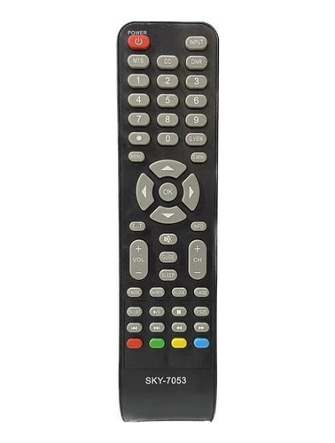 Cr-3336 Controle Remoto Compatível Tv Led H-buster Sky-7053