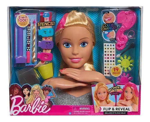 Barbie Deluxe styling head/Flip and reveal Mattel 62530