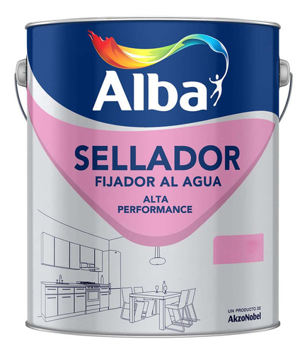 Fijador Sellador Al Agua Concentrado Alba 20 Lt