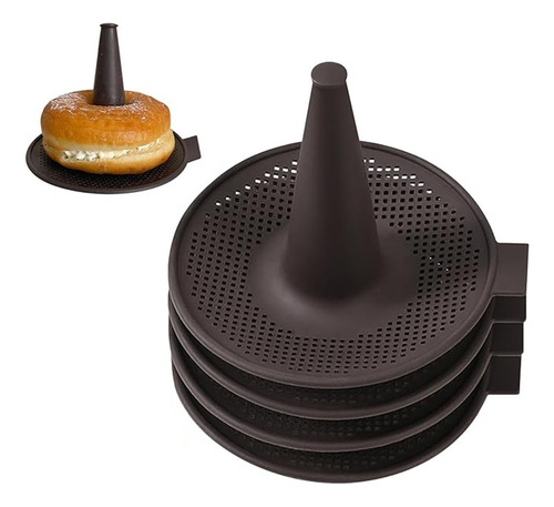 Juego De Moldes De Rosquilla,4 Moldes De Pasteles Para Bagel