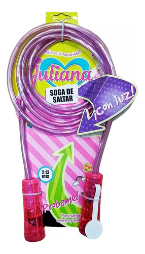 Soga Para Saltar Juliana Con Luces - Premium Color Violeta