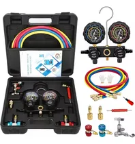 Comprar Juego Manometro Colector De Refrigeración R134a R410a R404a