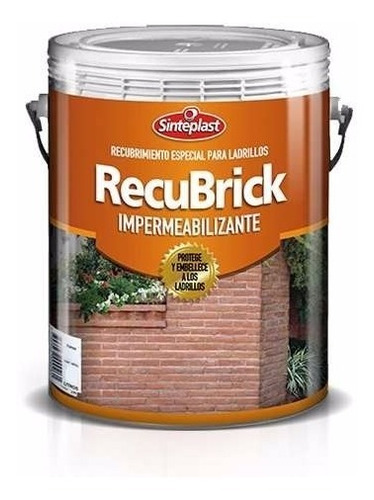 Recubrick | Impermeabilizante Incoloro Para Ladrillos | 20lt