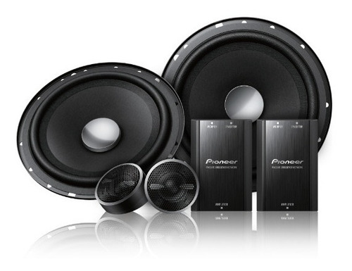 Imagem 1 de 6 de Kit 2 Vias Alto Falante 6 Pol Pioneer Ts-c1790br