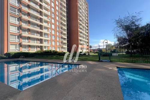 Acogedor Departamento Amoblado A Pasos De Mall Plaza Trébol