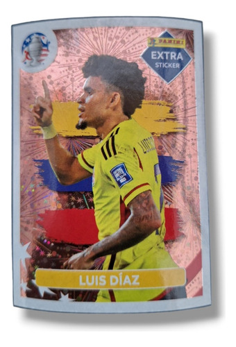 Luis Díaz Extra Sticker Bronce Copa América 2024 Panini