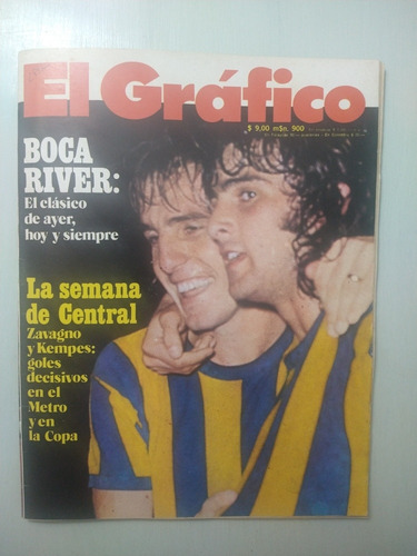 El Gráfico R. Central - Atl Madrid Gana A Independiente 1975 (Usado)