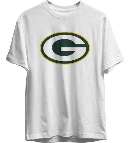 Remera Futbol Americano Nfl Green Bay Packers Color Blanca