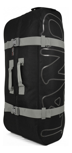 Bolso Mochila Northland Go 4 De 120 Litros - Super Reforzado Color Negro Diseño De La Tela Liso