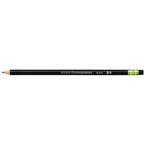 Lápices Ticonderoga, Con Carcasa De Madera De Grafito Hb # 2