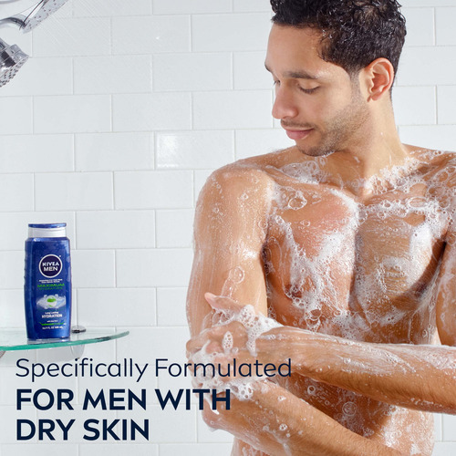 Gel De Baño Nivea Men Maximum Hydration Con Aloe Vera, 500 M